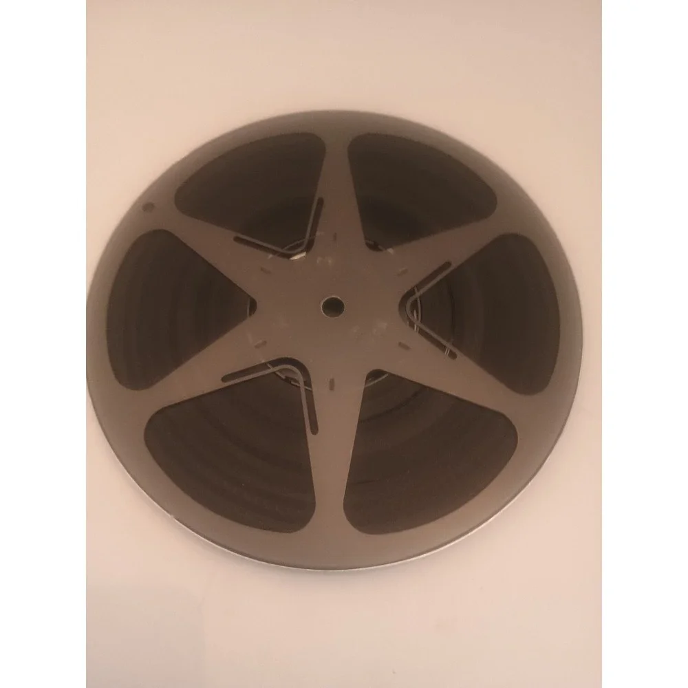 Bell & Howell 8mm Reel Can With film and Box Reel and Original Box 400 feet